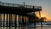 Pismo Beach pier at sunset, San Luis Obispo County, California, USA Poster Print by Panoramic Images - Item # VARPPI174153