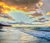 Sunset over Lake Superior, Keweenaw Peninsula, Upper Peninsula, Alger County, Michigan, USA Poster Print by Panoramic Images - Item # VARPPI168190