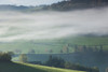 Morning fog in valley during autumn, Horben, Black Forest, Baden-Wurttemberg, Germany Poster Print by Panoramic Images - Item # VARPPI173959