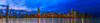 Chicago skyline with Cubs World Series lights night, Lake Michigan, Chicago, Cook County, Illinois, USA Poster Print by Panoramic Images - Item # VARPPI173868