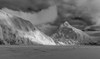 Hikers make the trek to Portage Glacier on Portage Lake in winter, South-central Alaska; Alaska, United States of America Poster Print by Ray Bulson / Design Pics - Item # VARDPI12323053