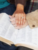 Couples hands on top of a bible;Edmonton alberta canada Poster Print by LJM Photo / Design Pics - Item # VARDPI2089458