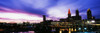 Skyscrapers lit up at dusk, Cleveland, Ohio, USA Poster Print by Panoramic Images - Item # VARPPI154145