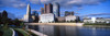 Skyscrapers at the waterfront, Scioto River, Columbus, Ohio, USA Poster Print by Panoramic Images - Item # VARPPI153039