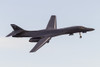 A U.S. Air Force B-1B Lancer turns on to final approach at Nellis Air Force Base, Nevada. Poster Print by Rob Edgcumbe/Stocktrek Images - Item # VARPSTRDG100187M