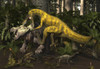 Herrerasaurus, an early dinosaur, attacks a dicynodont. Poster Print by Arthur Dorety/Stocktrek Images - Item # VARPSTADR600055P