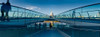 Tourists on London Millennium Footbridge, St. Paul's Cathedral, Thames River, London, England Poster Print by Panoramic Images - Item # VARPPI155188