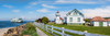 Lighthouse with ferry in the background, Mukilteo Light, Seattle, King County, Washington State, USA Poster Print by Panoramic Images - Item # VARPPI164119