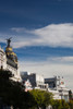 Low angle view of buildings along a street, Calle De Alcala, Centro, Madrid, Spain Poster Print by Panoramic Images - Item # VARPPI156927