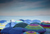 Beach umbrellas, Los Muertos Beach, Bay of Banderas; Puerto Vallarta, Mexico Poster Print by Debra Brash / Design Pics - Item # VARDPI12322966