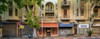 View of shops on the street, Allenby Street, Tel Aviv, Israel Poster Print by Panoramic Images - Item # VARPPI183090