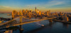 Manhattan Bridge at sunrise, New York City, New York State, USA Poster Print by Panoramic Images - Item # VARPPI173458