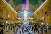 American flag from an elevated view of Grand Central Station, New York City, New York Poster Print by Panoramic Images - Item # VARPPI181943