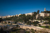 Elevated view of the city walls, Jerusalem, Israel Poster Print by Panoramic Images - Item # VARPPI155839