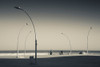 Street lights at boardwalk, Namal, Tel Aviv, Israel Poster Print by Panoramic Images - Item # VARPPI155670