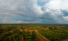 Northern view of stupas seen from top of tower at Aureum Palace Hotel, Bagan, Mandalay Region, Myanmar Poster Print by Panoramic Images - Item # VARPPI153205