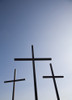 Three Crosses Against Blue Sky Poster Print by LJM Photo / Design Pics - Item # VARDPI1859229