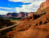 Road passing through rocky desert, Capitol Reef National Park, Utah, USA Poster Print by Panoramic Images - Item # VARPPI167232