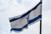 Low angle view of Israeli Flag, Jerusalem, Israel Poster Print by Panoramic Images - Item # VARPPI183014