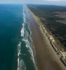 Aerial view of beach, Ninety Mile Beach, Northland, North Island, New Zealand Poster Print by Panoramic Images - Item # VARPPI171359