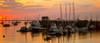 View of boats at a harbor during sunset, Rockland Harbor, Rockland, Knox County, Maine, USA Poster Print by Panoramic Images - Item # VARPPI162345