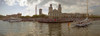 Ships entering Port Vell, Barcelona, Catalonia, Spain Poster Print by Panoramic Images - Item # VARPPI157873