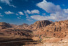 Road leading to Umm Sayhoun village, Ancient Nabatean City of Petra, Wadi Musa, Ma'an Governorate, Jordan Poster Print by Panoramic Images - Item # VARPPI155978