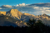 Dramatically lit mountain range at sunset with clouds and blue sky; Invermere, British Columbia, Canada Poster Print by Michael Interisano / Design Pics - Item # VARDPI12321667