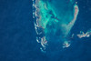 Satellite view of Rat Island Coastline, Abrolhos Islands, Indian Ocean, Western Australia, Australia Poster Print by Panoramic Images - Item # VARPPI181330