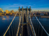 Manhattan Bridge at dawn, New York City, New York State, USA Poster Print by Panoramic Images - Item # VARPPI173650