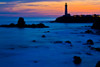 Pigeon Point Lighthouse at dusk, Pescadero, California, USA Poster Print by Panoramic Images - Item # VARPPI173695
