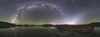 The arc of the Milky Way  and zodiacal light appear over Yamdrok Lake, Tibet, China. Poster Print by Jeff Dai/Stocktrek Images - Item # VARPSTJFD200056S