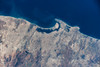 Satellite view showing coastal areas of Western USA and Mexico Poster Print by Panoramic Images - Item # VARPPI181311