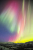 A colourful aurora display over Granite Mountain, south of Delta Junction; Alaska, United States of America Poster Print by Steven Miley / Design Pics - Item # VARDPI12320398