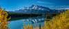 Scenic view of Mount Rundle reflected in Two Jack Lake, Banff National Park, Alberta, Canada Poster Print by Panoramic Images - Item # VARPPI174187