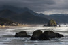 A shaft of sunlight brightens the Oregon coast; Cannon Beach, Oregon, United States of America Poster Print by Robert L. Potts / Design Pics - Item # VARDPI12252312