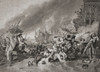 Battle of La Hougue or La Hogue between Anglo Dutch and French naval forces 1692.  From English and Scottish History, published 1882. Poster Print by Hilary Jane Morgan / Design Pics - Item # VARDPI12320977
