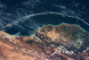 Satellite view of Moroccan Coastline along Atlantic Ocean Poster Print by Panoramic Images - Item # VARPPI181039