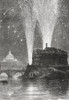 Illumination of St. Peters and firework display on the Castel Sant'Angelo, Rome, Italy in the late 19th century.  From Italian Pictures by Rev. Samuel Manning, published c.1890. Poster Print by Hilary Jane Morgan / Design Pics - Item # VARDPI12321265