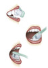 Three steps of proper tooth brushing. Poster Print by TriFocal Communications/Stocktrek Images - Item # VARPSTTRF700109H