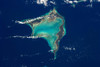 Satellite view of Crooked Island, Bahamas Poster Print by Panoramic Images - Item # VARPPI181086