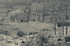 High angle view of tourists at Ancient Nabatean City of Petra, Wadi Musa, Ma'an Governorate, Jordan Poster Print by Panoramic Images - Item # VARPPI155968