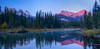 Lake with mountains in background, Three Sisters Mountain, Mount Lawrence Grassi, Canmore, Alberta, Canada Poster Print by Panoramic Images - Item # VARPPI174157