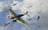 German Heinkel He 111 bombers under attack from Royal Air Force Spitfires. Poster Print by Mark Stevenson/Stocktrek Images - Item # VARPSTMAS101011M