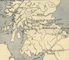 Map of Southern Scotland during the late middle ages.  From A First Book of British History published 1925. Poster Print by Hilary Jane Morgan / Design Pics - Item # VARDPI12283497