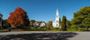 View of church in town, Bath, Sagadahoc County, Maine, USA Poster Print by Panoramic Images - Item # VARPPI162287