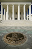 The 2007 restored Virginia State Capitol and the State Seal of Virginia, designed by Thomas Jefferson who was inspired by Greek and Roman Architecture, Richmond, Virginia Poster Print by Panoramic Images - Item # VARPPI181894