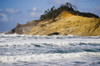 Winter storms erode the cliffs at Cape Kiwanda; Oregon, United States of America Poster Print by Robert L. Potts / Design Pics - Item # VARDPI2383042