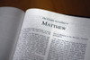 The Bible Opened To The Book Of Matthew Poster Print by Colette Scharf / Design Pics - Item # VARDPI1864518