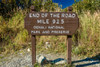 End of the Road Mile 92.5 - Denali National Park, Kantishna, Alaska Poster Print by Panoramic Images - Item # VARPPI182498